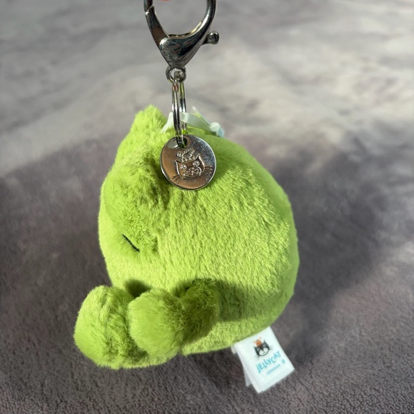 Jellycat Plush Frog Keychain - Picture 3 of 4
